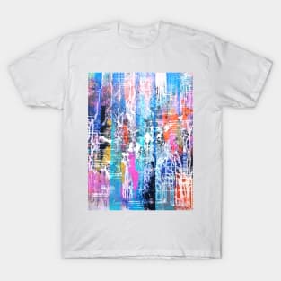 Vibrant Colorful Abstract artwork T-Shirt